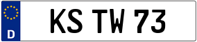 Truck License Plate